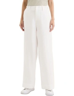 Caper Pant in White