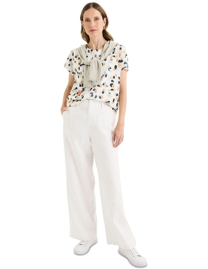 Caper Pant in White image 5