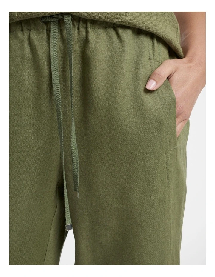 Tirari Slim Leg Linen Pant image 3