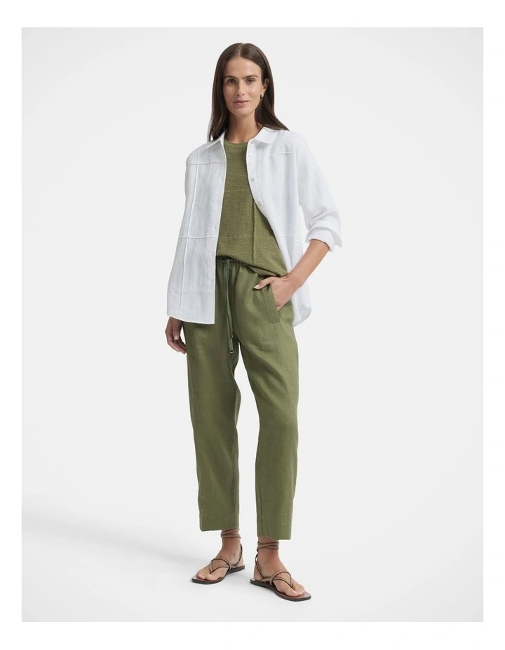 Tirari Slim Leg Linen Pant image 5