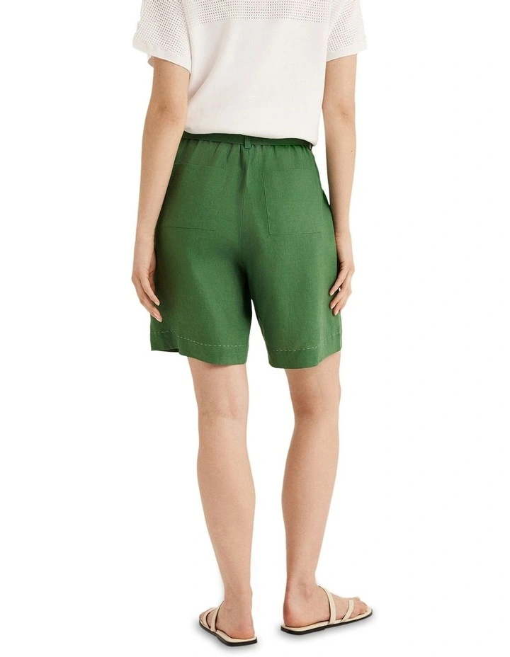 Riviera Shorts in Kiwi Green image 2