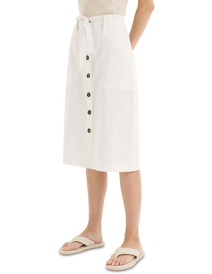 Panna Skirt in White image 2