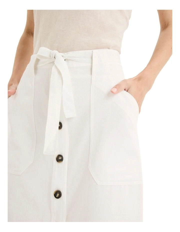 Panna Skirt in White image 4