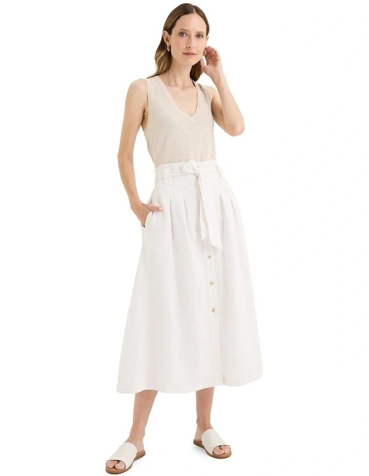 Tirari Skirt in White image 5
