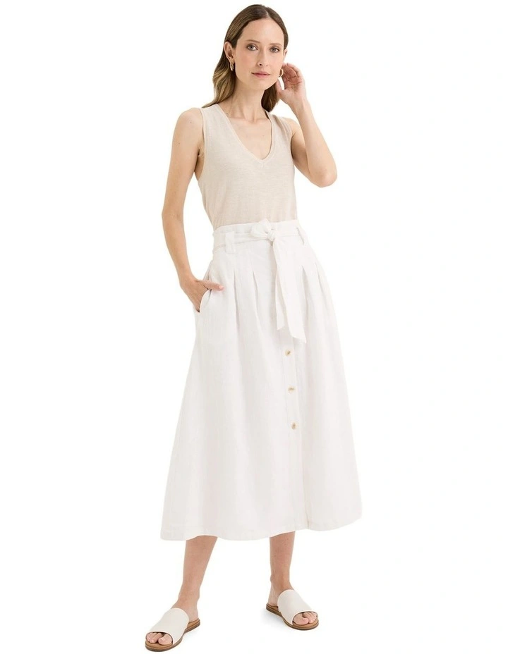Tirari Skirt in White image 5