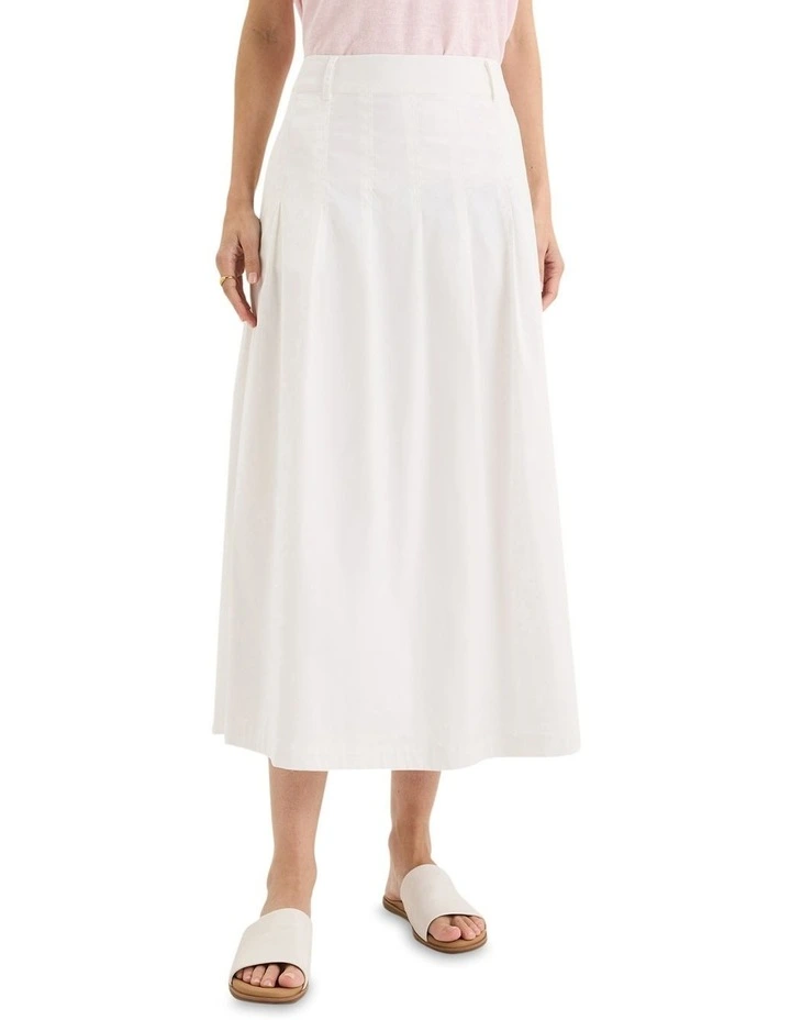 Petal Skirt in White image 1