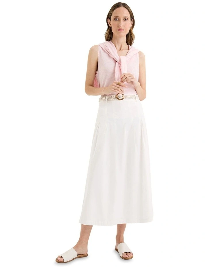 Petal Skirt in White image 5