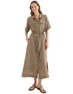 Spina Dress in Brown