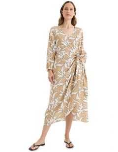 Broadleaf Dress in Yellow