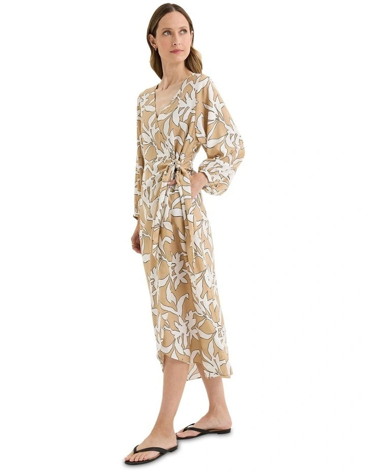 Broadleaf Dress in Yellow image 3