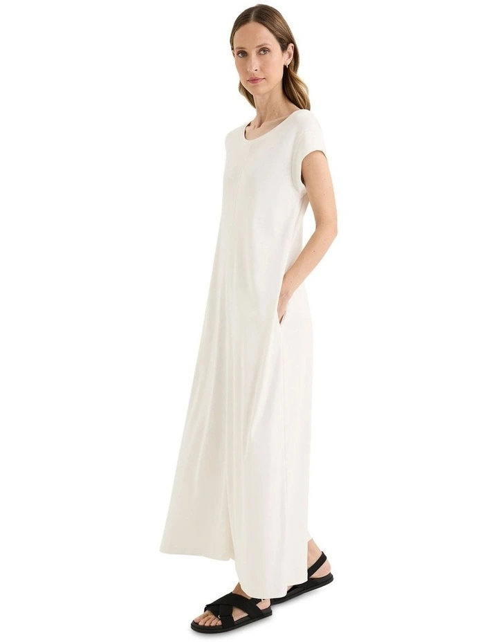 Solitude Dress in Beige image 3