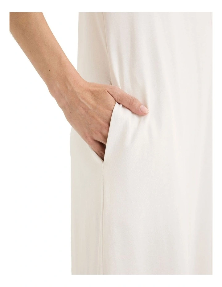 Solitude Dress in Beige image 4