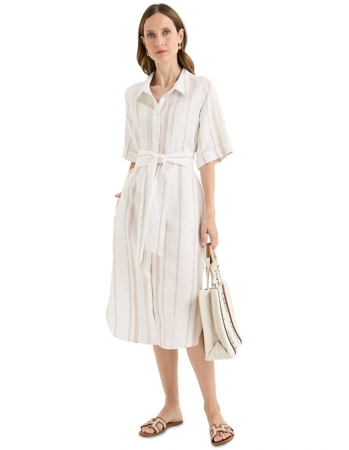 Byron Dress in Cream image 1