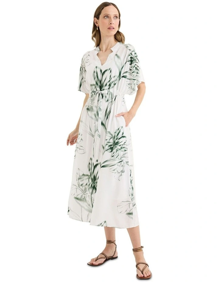 Lotus Dress in White image 1
