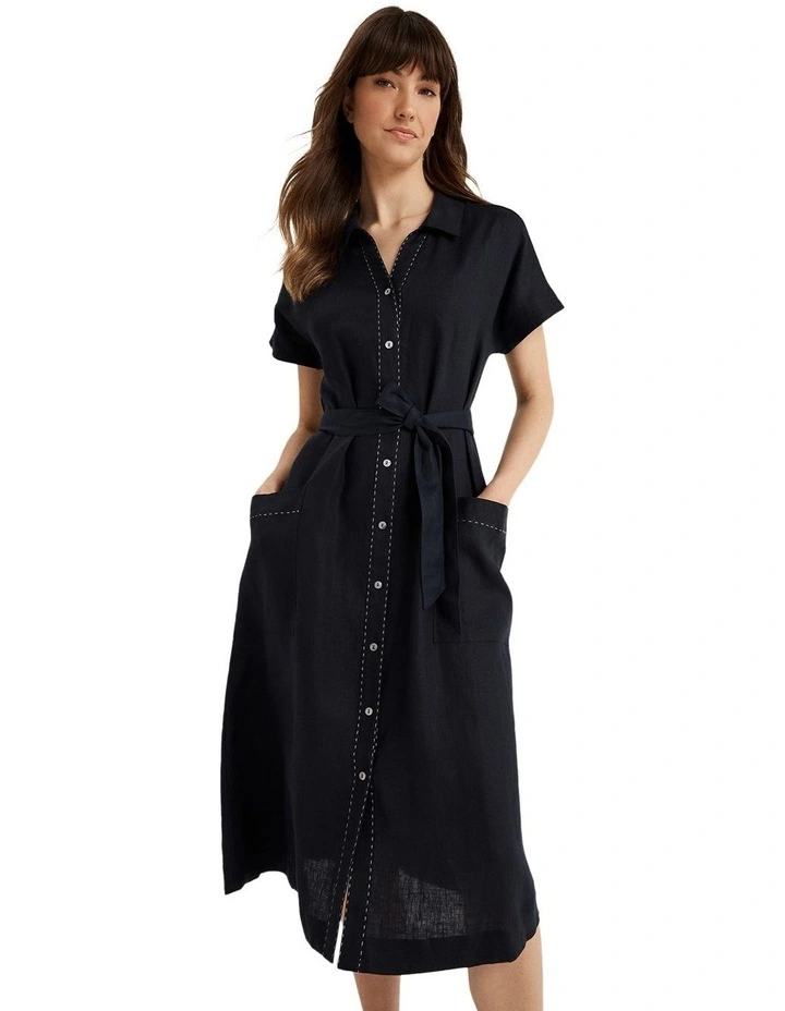 Riviera Dress in Navy image 1