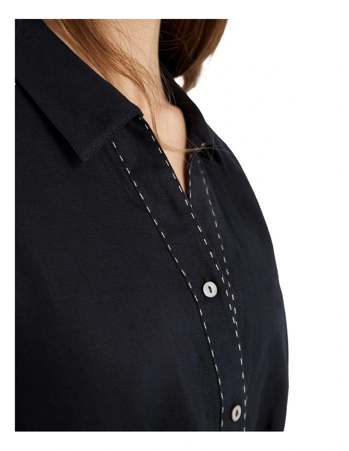 Riviera Dress in Navy image 4