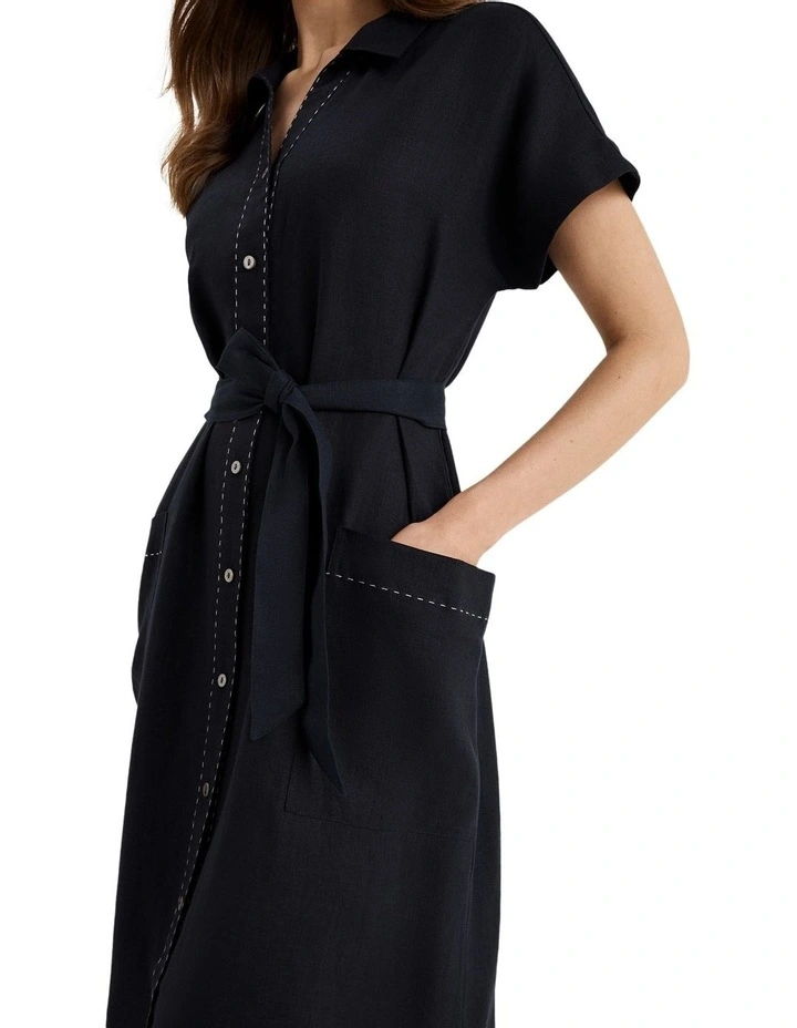 Riviera Dress in Navy image 5