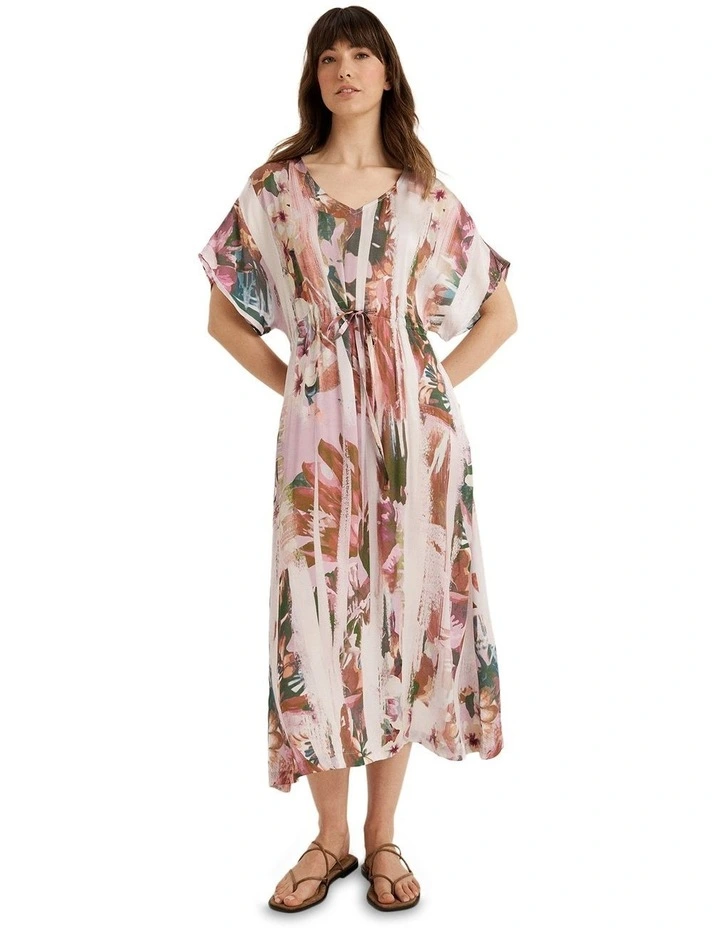 Bloom Dress in Pink Print image 1