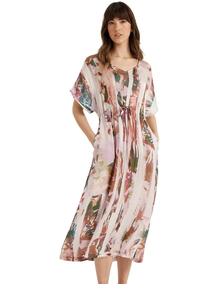 Bloom Dress in Pink Print image 3