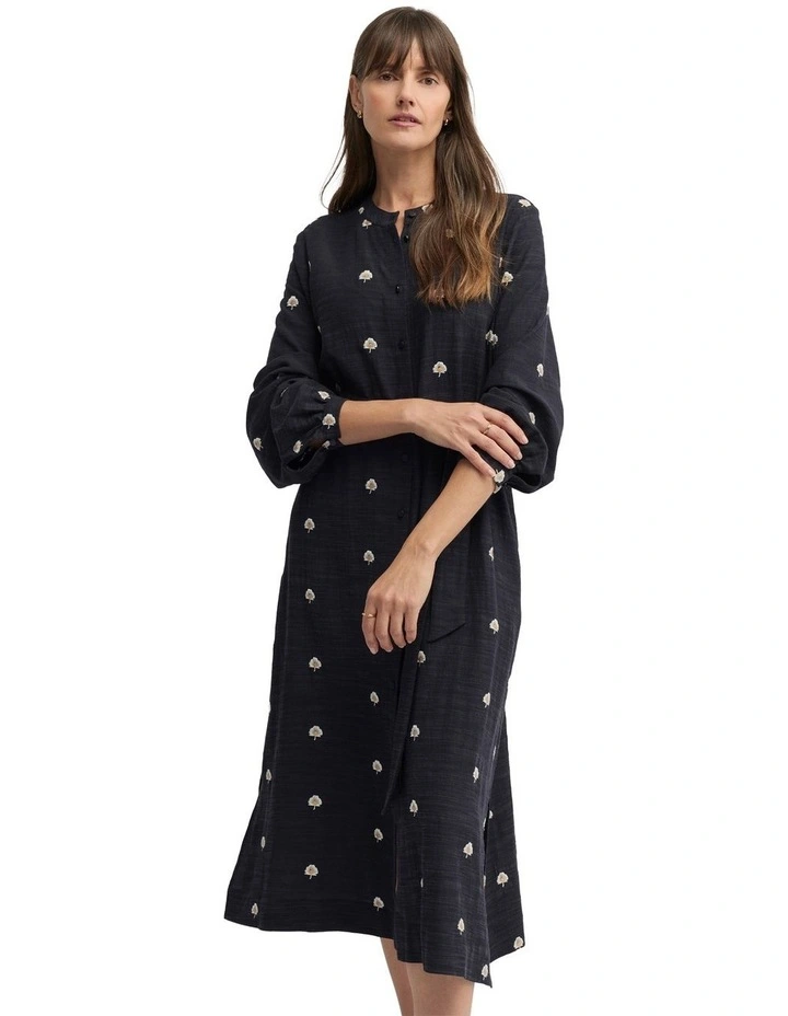 Queens Dress in Navy image 3
