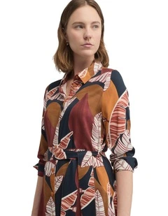 Feather Stone Dress in Multi