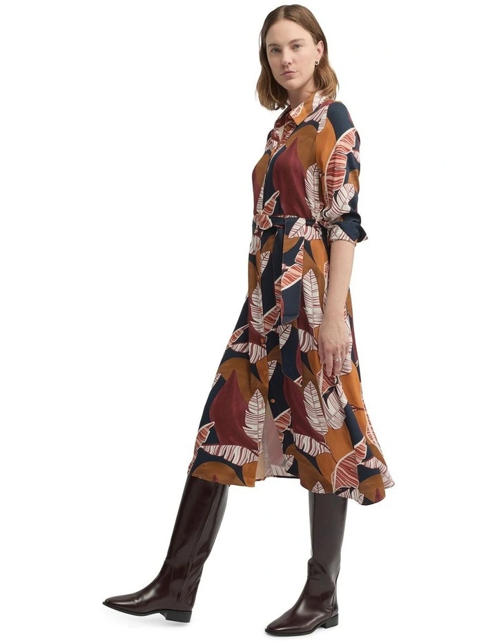 Feather Stone Dress in Multi image 3