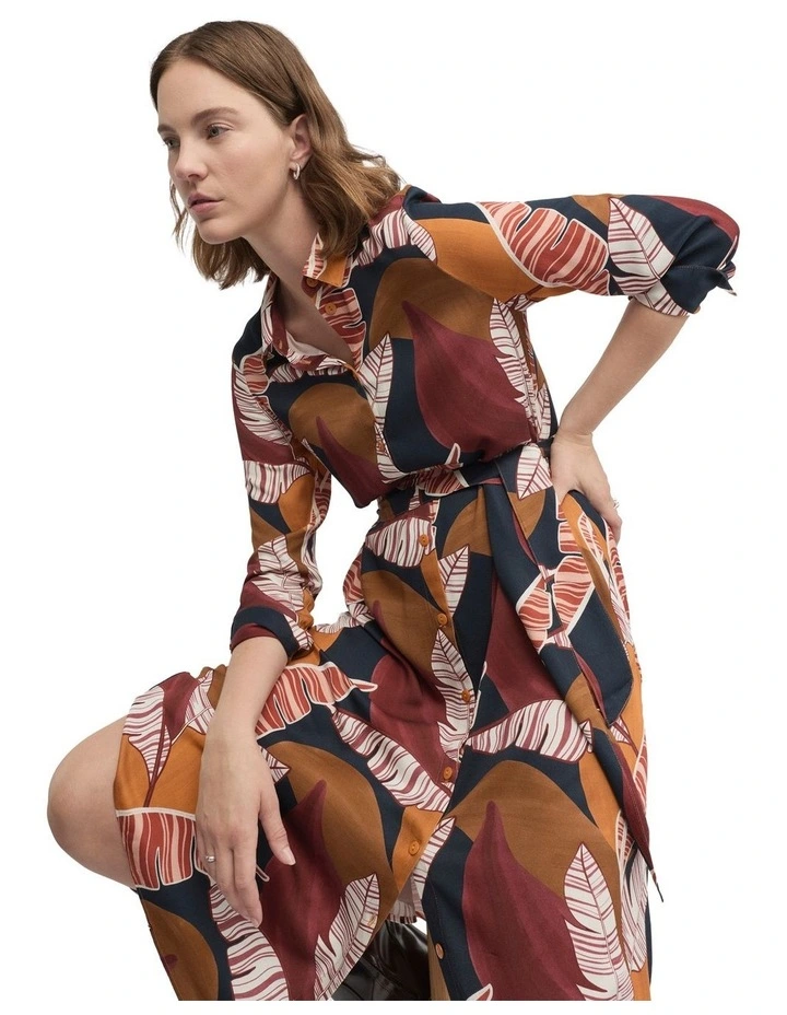 Feather Stone Dress in Multi image 4