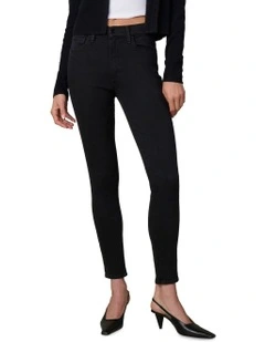 The Charlie Ankle Jean in Black
