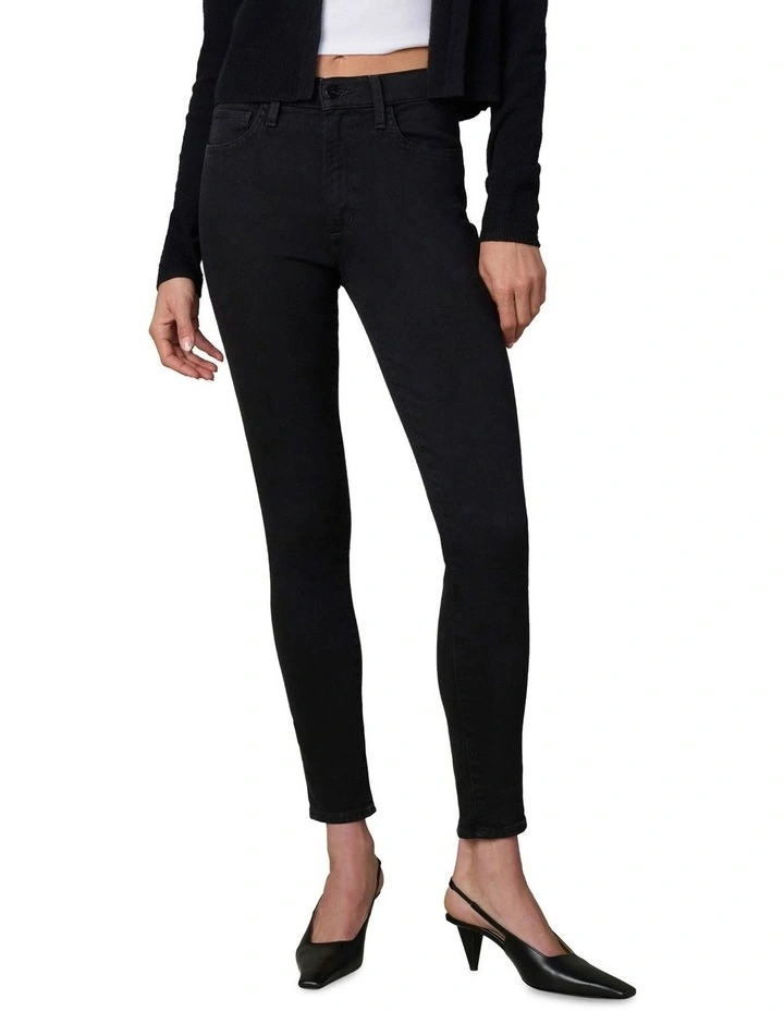 The Charlie Ankle Jean in Black image 1