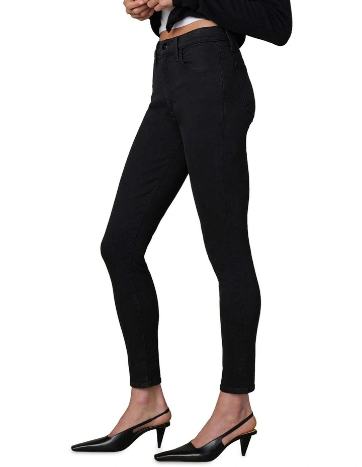 The Charlie Ankle Jean in Black image 3