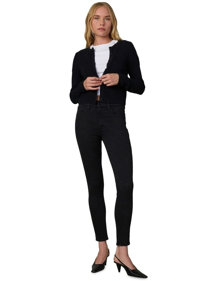 The Charlie Ankle Jean in Black image 4