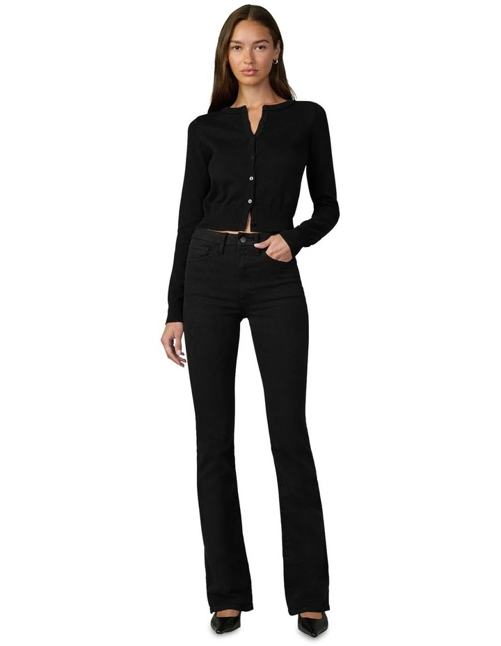 The Hi Honey Bootcut Jeans in Black image 4