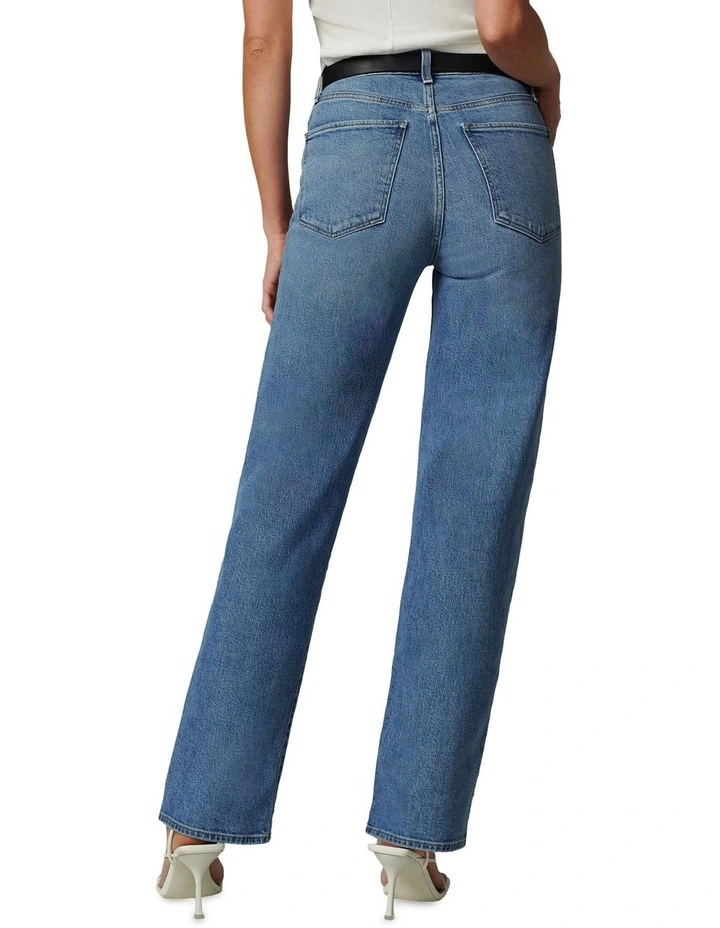The Margot Straight Jean in Blue image 2