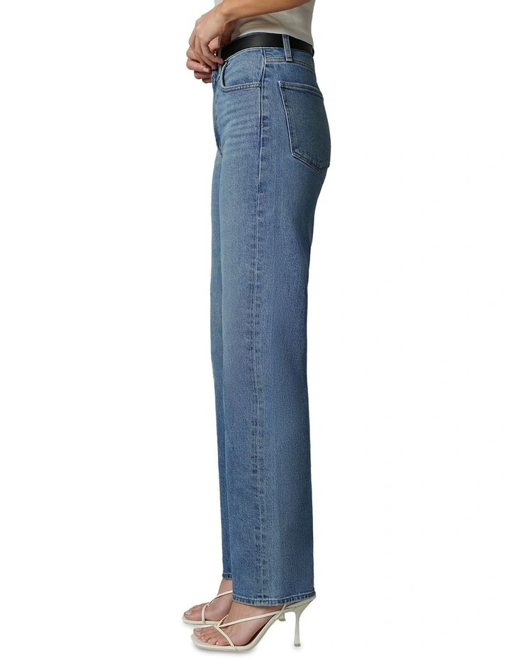 The Margot Straight Jean in Blue image 3