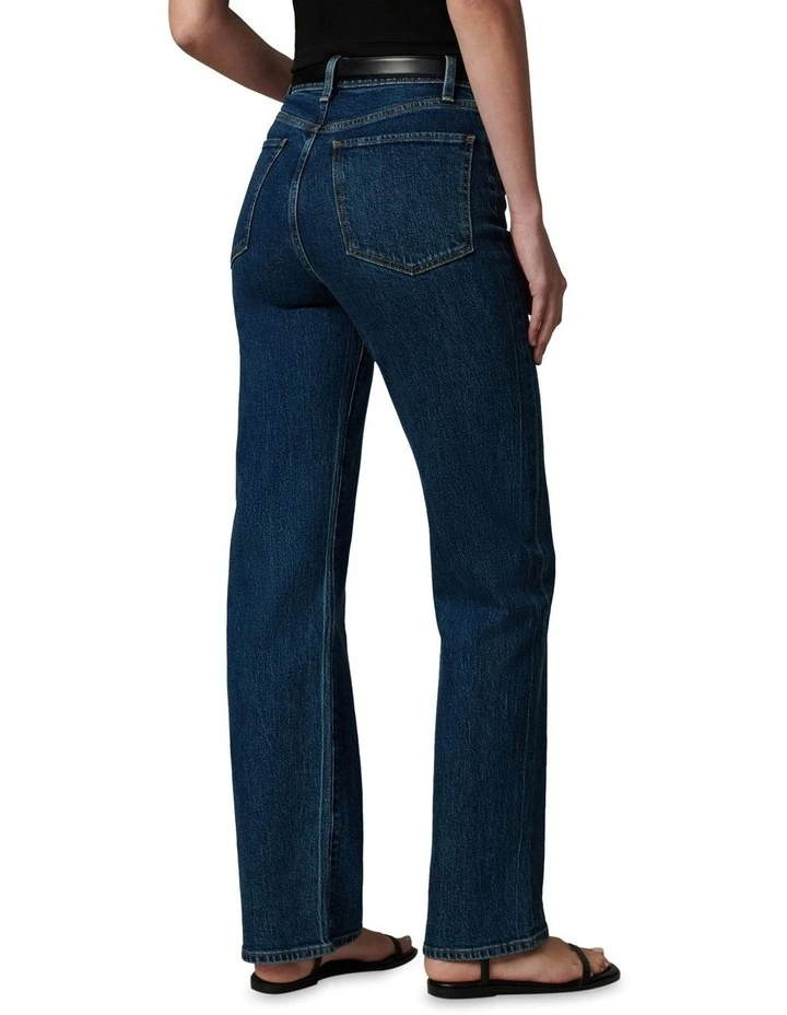 The Margot Straight Jean in Blue image 2