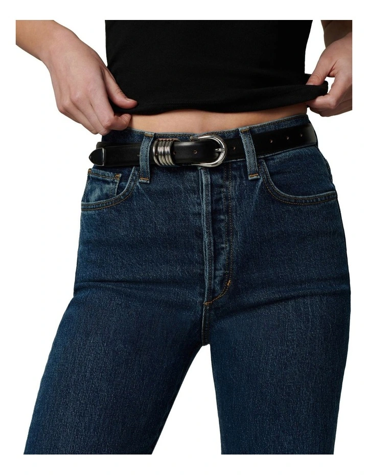 The Margot Straight Jean in Blue image 3