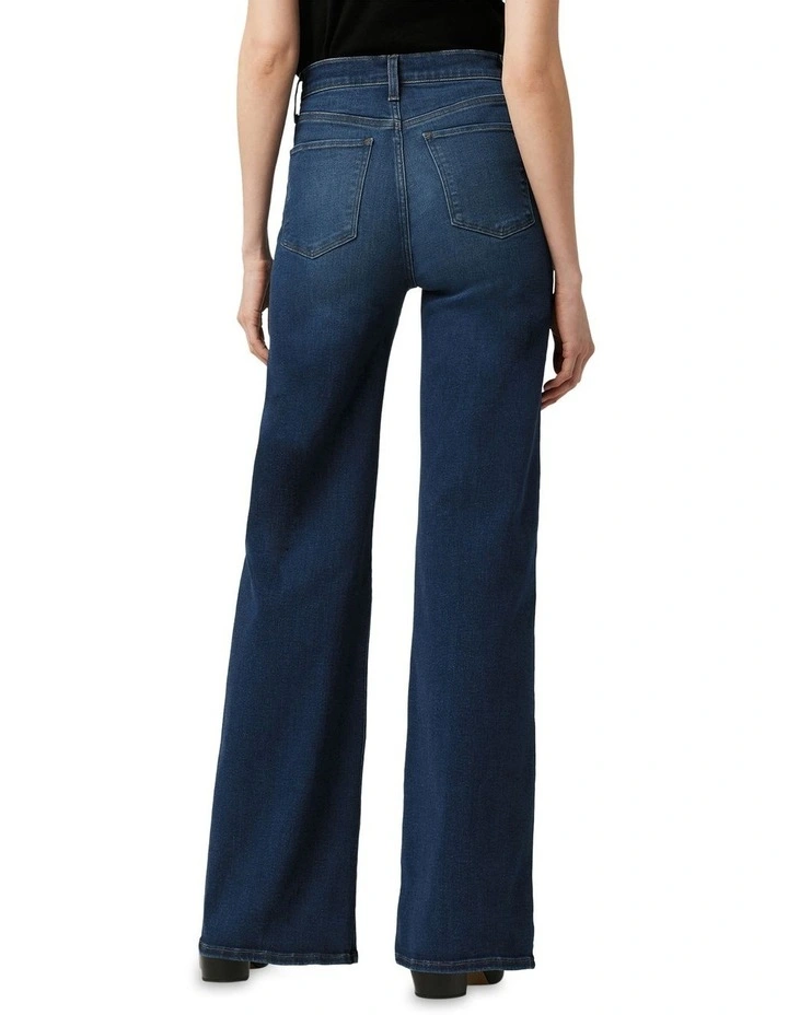 The Mia High Rise Wide Leg Jean in Blue image 2