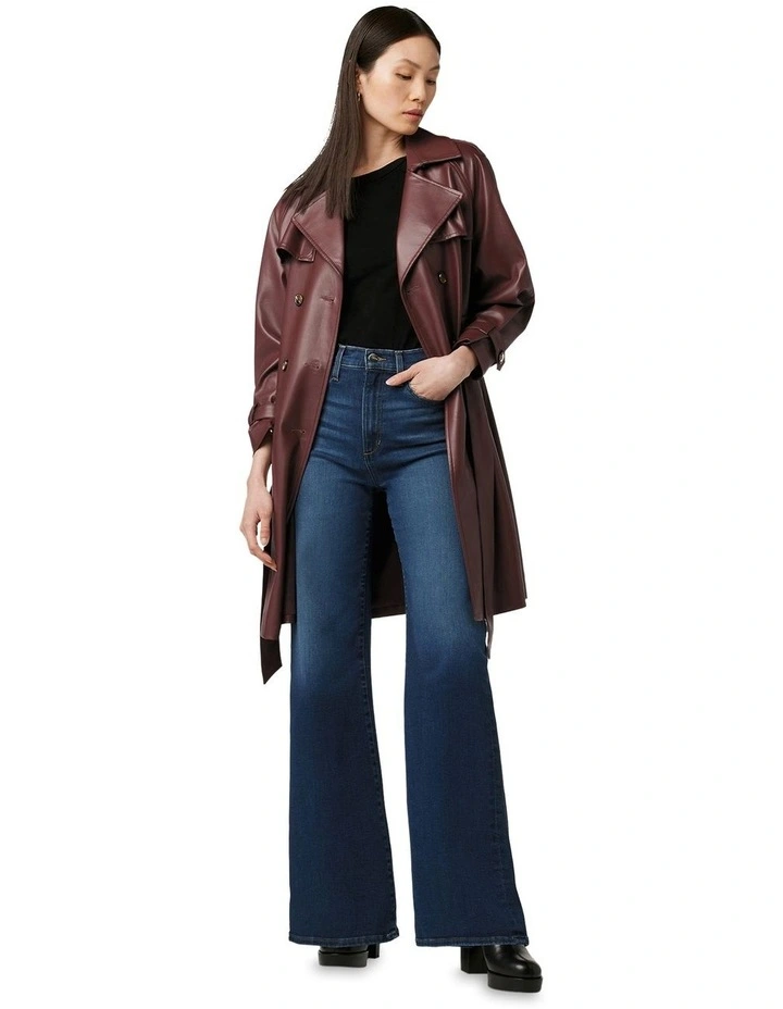 The Mia High Rise Wide Leg Jean in Blue image 4
