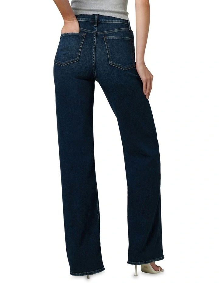 The Mia High Rise Wide Leg Jean in Blue image 2