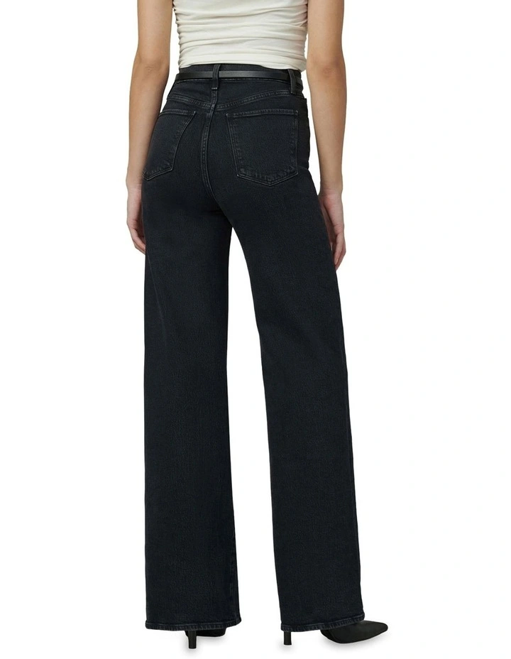 The Mia High Rise Wide Leg Jeans in Blue image 2
