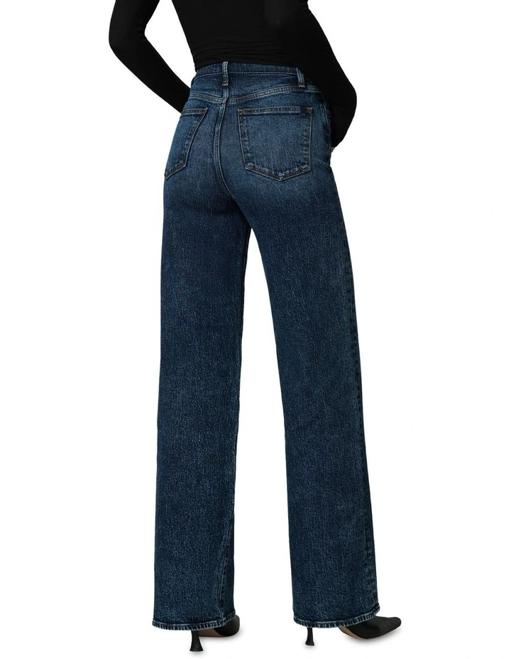 The Mia High Rise Wide Leg Jean in Blue image 2