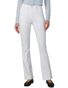 The Hi Honey High Rise Bootcut Jeans in White