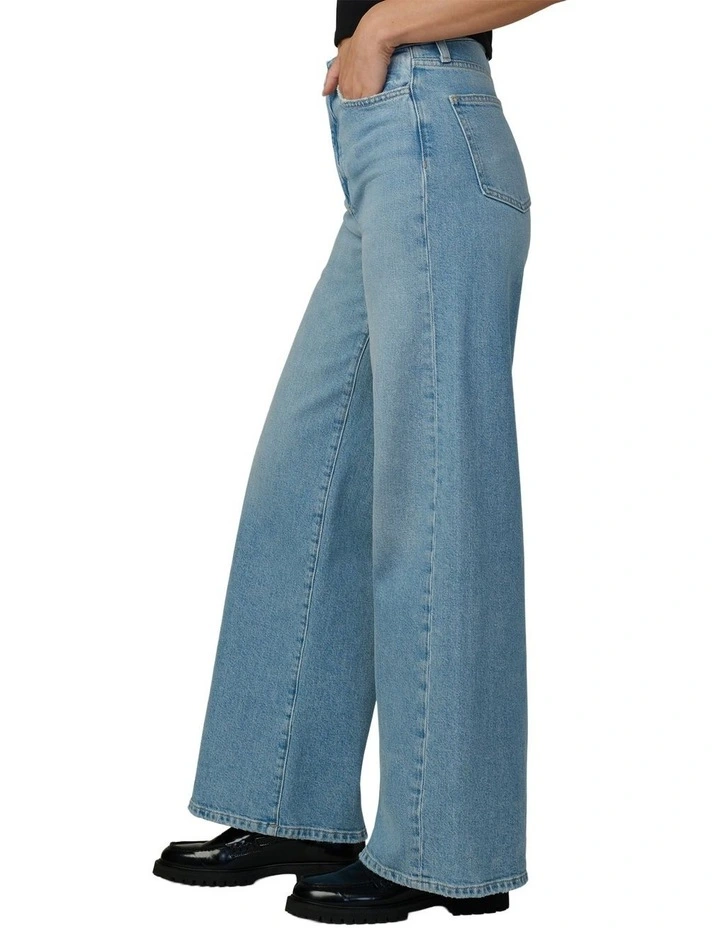 The Mia Wide Leg 32 Jeans in Undertow image 3