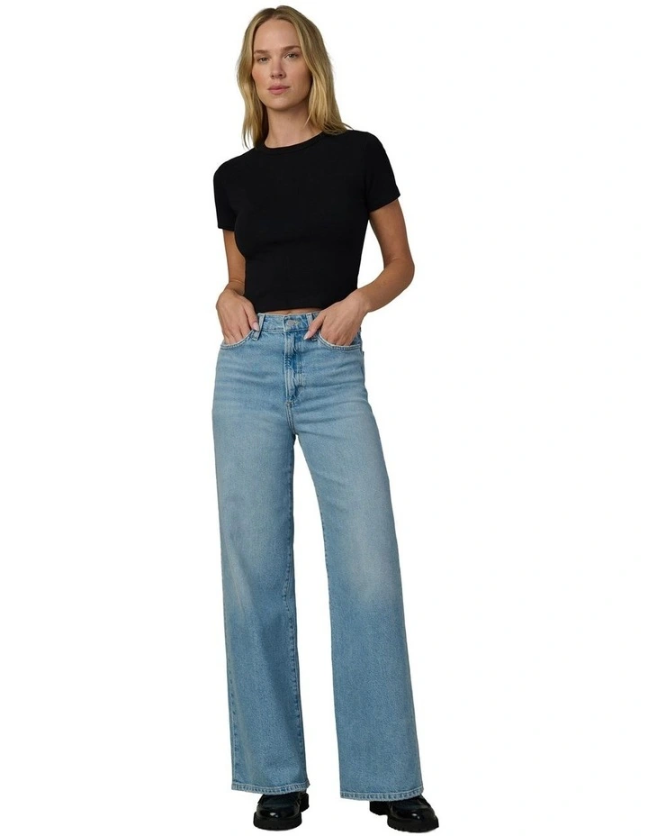 The Mia Wide Leg 32 Jeans in Undertow image 4