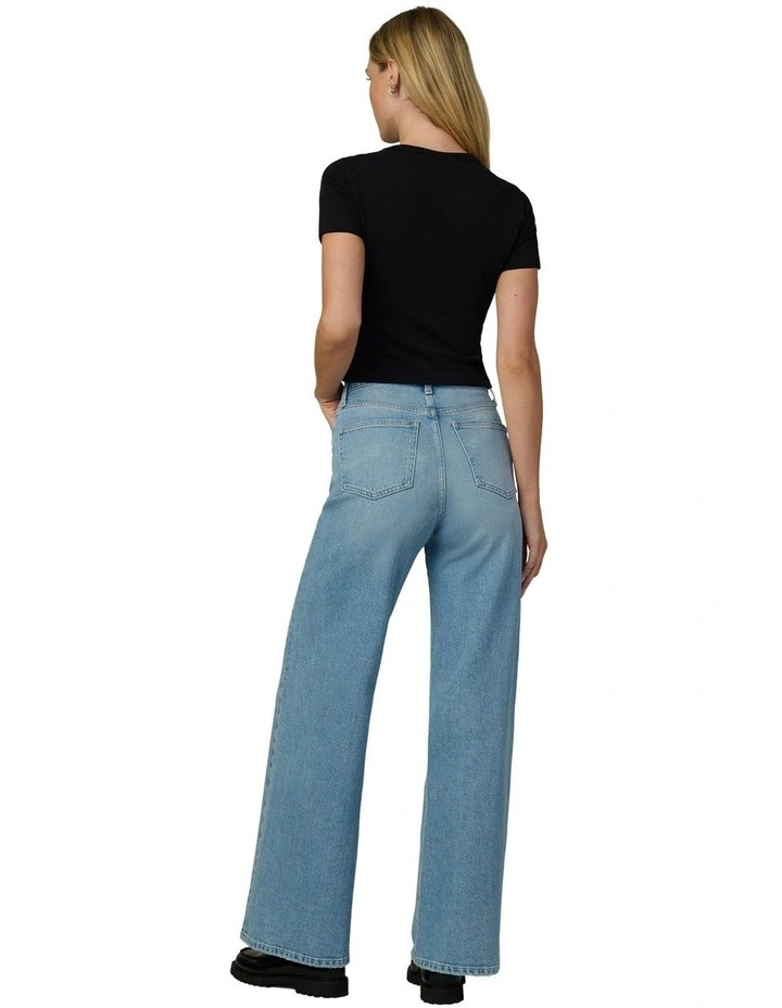 The Mia Wide Leg 32 Jeans in Undertow image 5