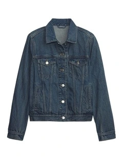 V-Icon Jacket in Blue