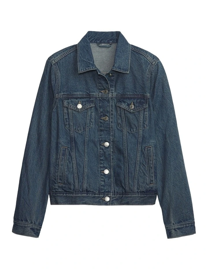 V-Icon Jacket in Blue image 2