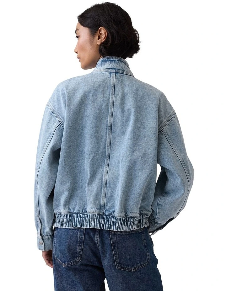 Fz Over Sized Bomber Jacket in Light image 2