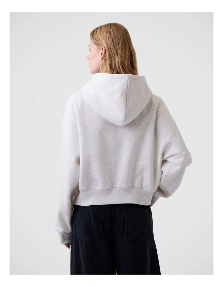 VintageSoft Oversized Gap Logo Zip Hoodie image 2