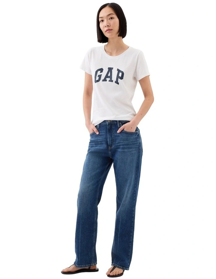 Logo T-shirt in White image 3
